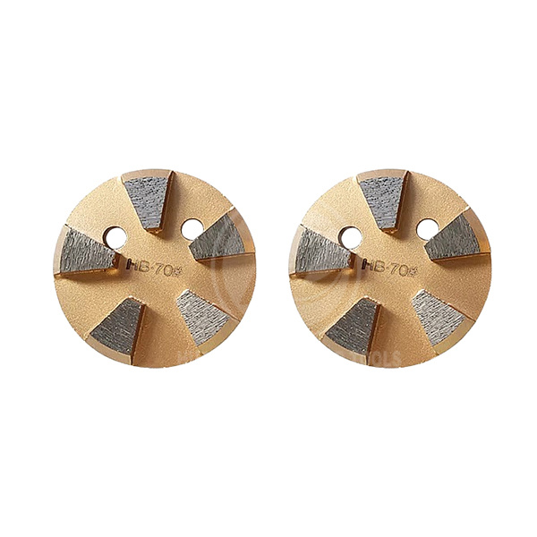 Magnetische diamantslijpschijf met tien segmenten / diamantsegmentbetonslijpen