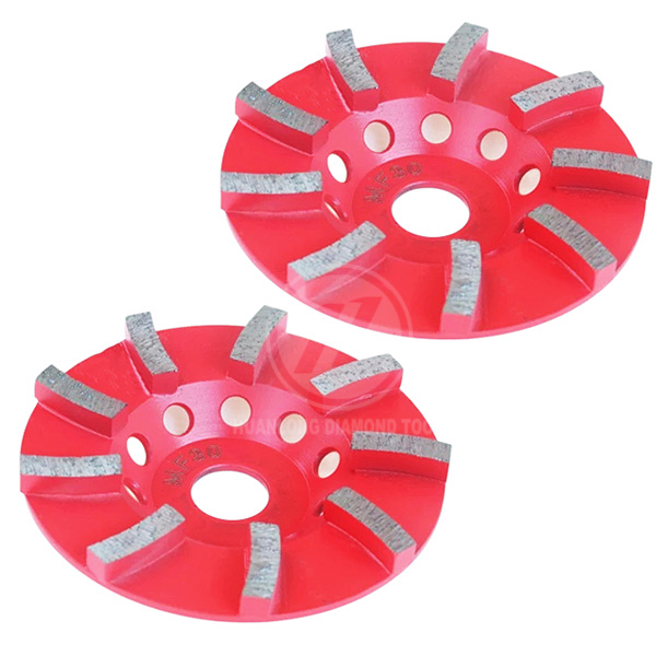 Roda Cawan Berlian Segmen Turbo 5 Inci/Alat Berlian/Roda Cawan Pengisar