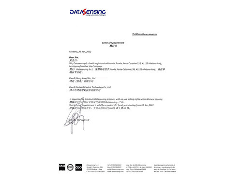 MD&Datalogic 2022 Proxy Certificate MD&Datalogic 2022 Proxy Certificate