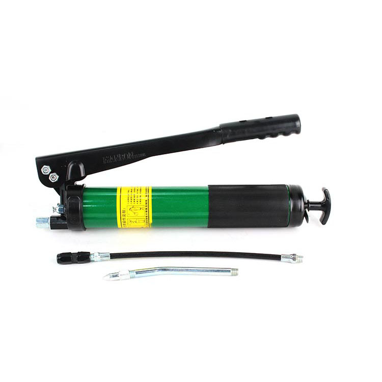 Labor-saving double gear grease gun