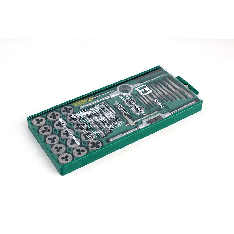 40pcs threading taps dies set