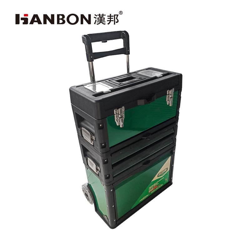 Portable rolling trolley tool box