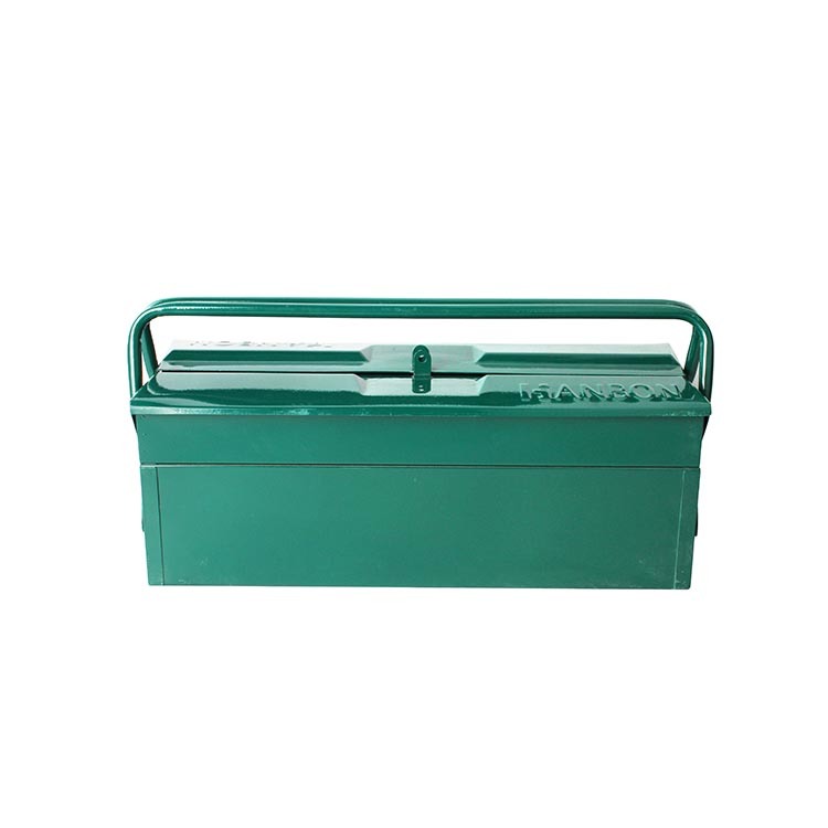 Double layers portable tool box