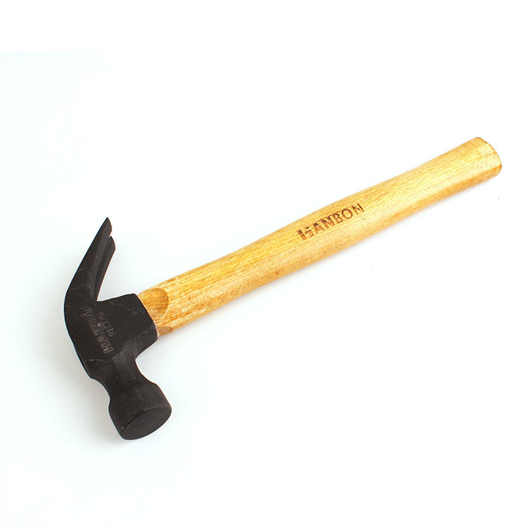 wood handle claw hammer