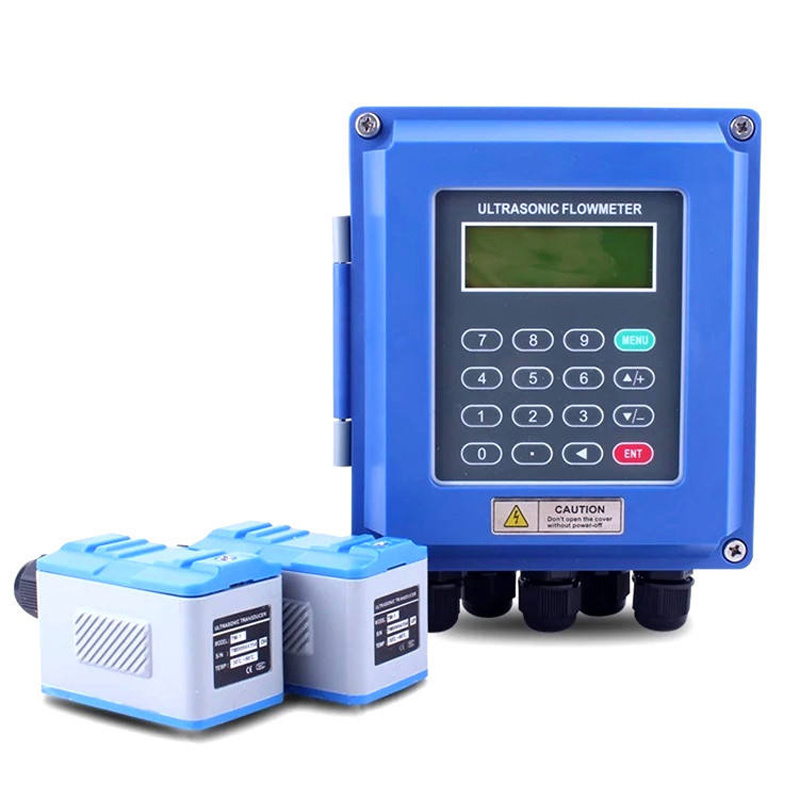 rs485 modbus wall mounted ultrasonic flowmeter digital ultrasonic flow meter external clip ultrasonic flowmeter