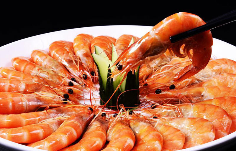 Boiled shrimp