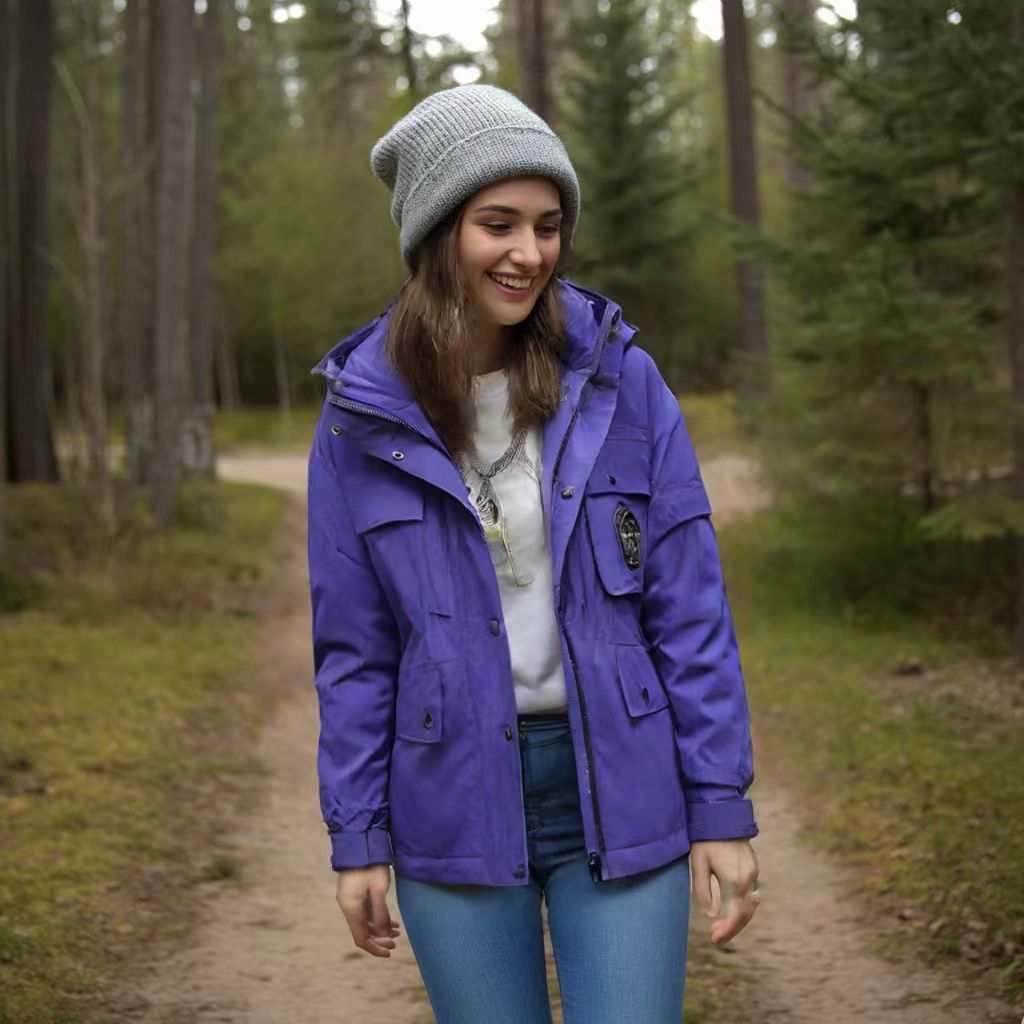 Woman winter feather down 90/10 jacket