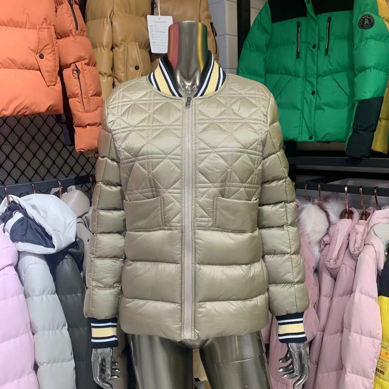 Woman winter nylon jacket