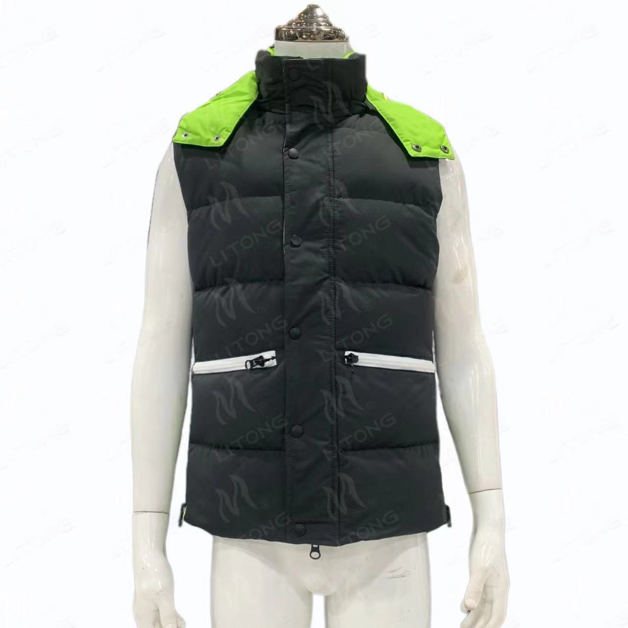 Men's winter puffy vest