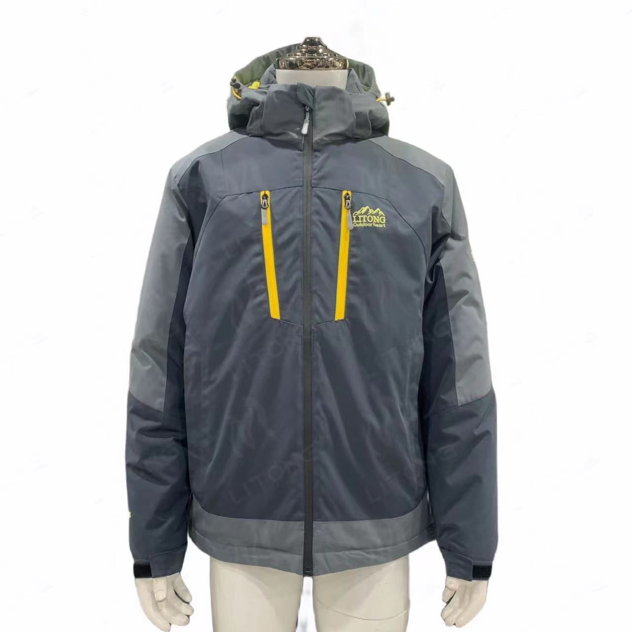 Man winter ski jacket outdoor jacket