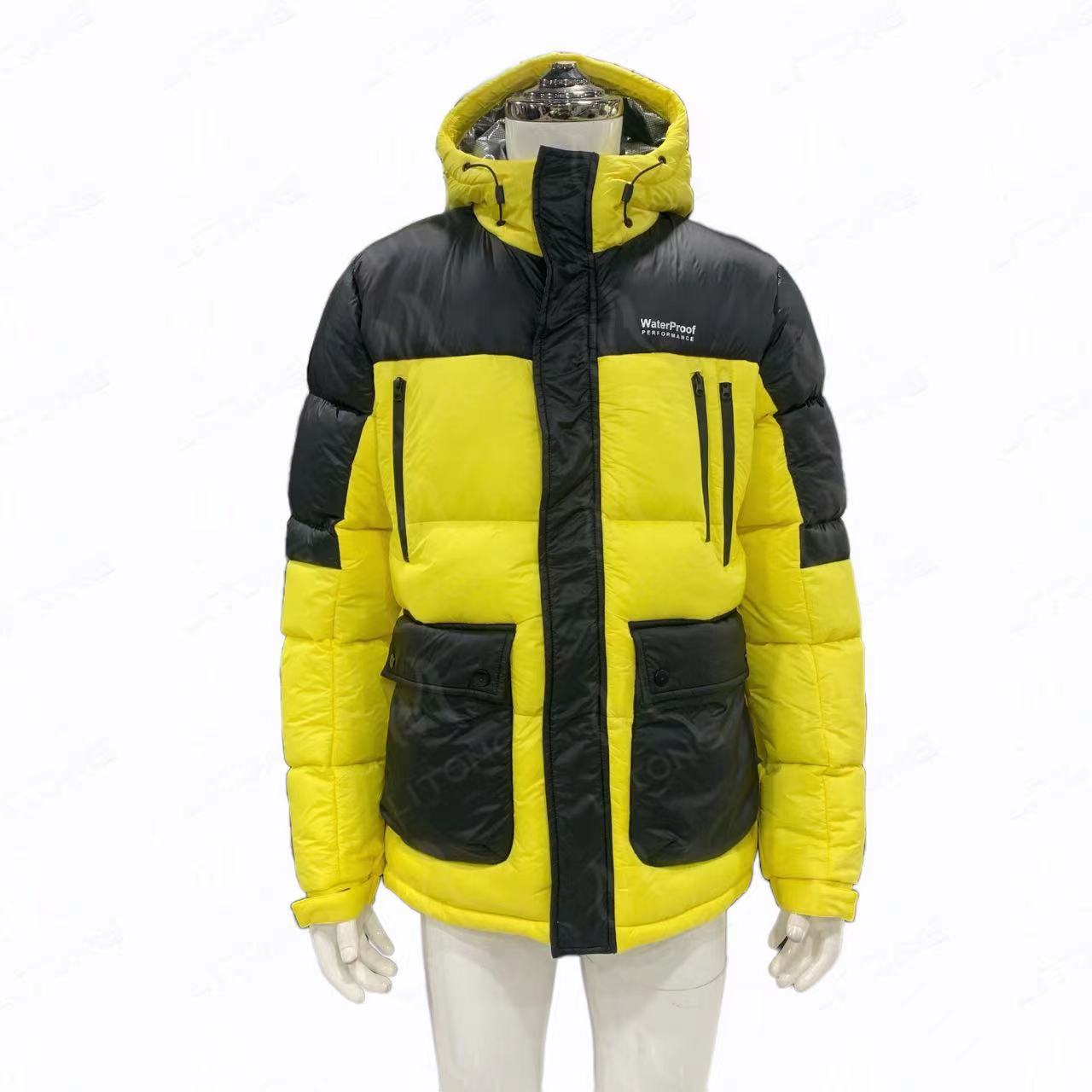 Man winter ski jacket outdoor jacket