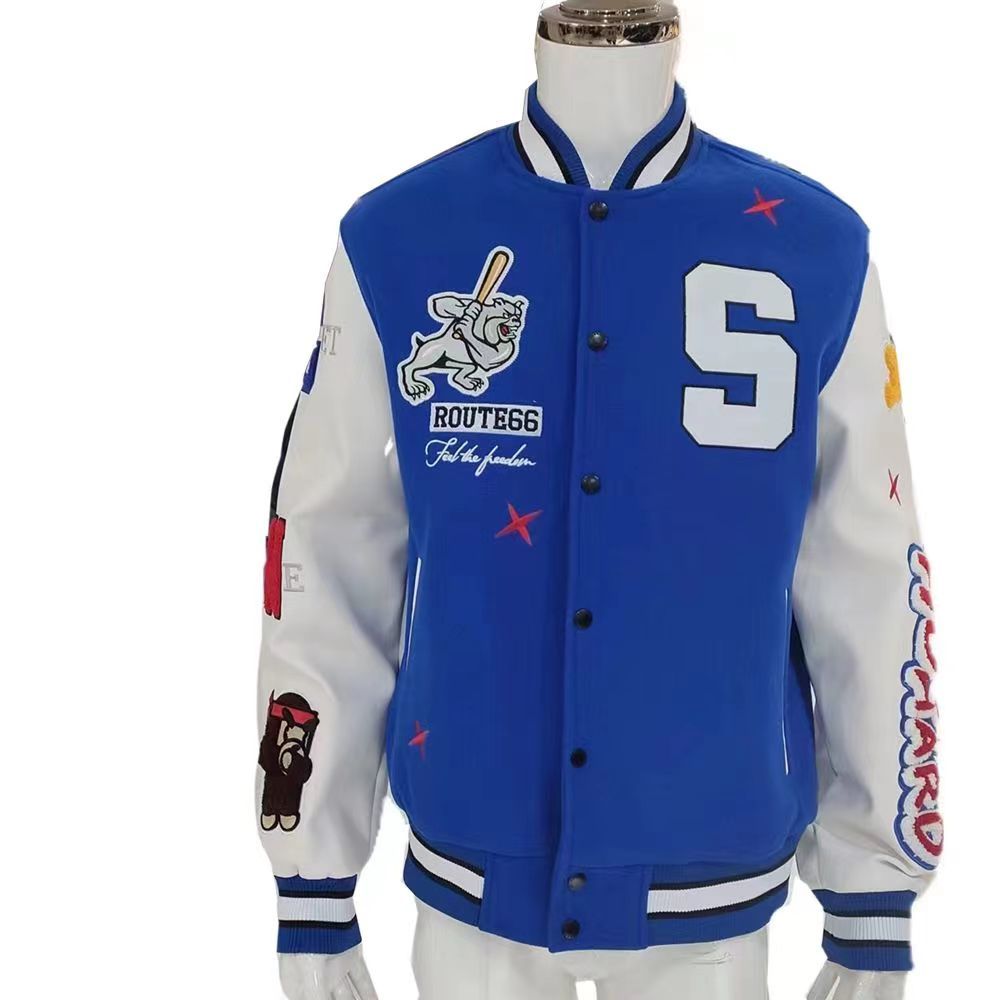 Men's bomber varsity jacket