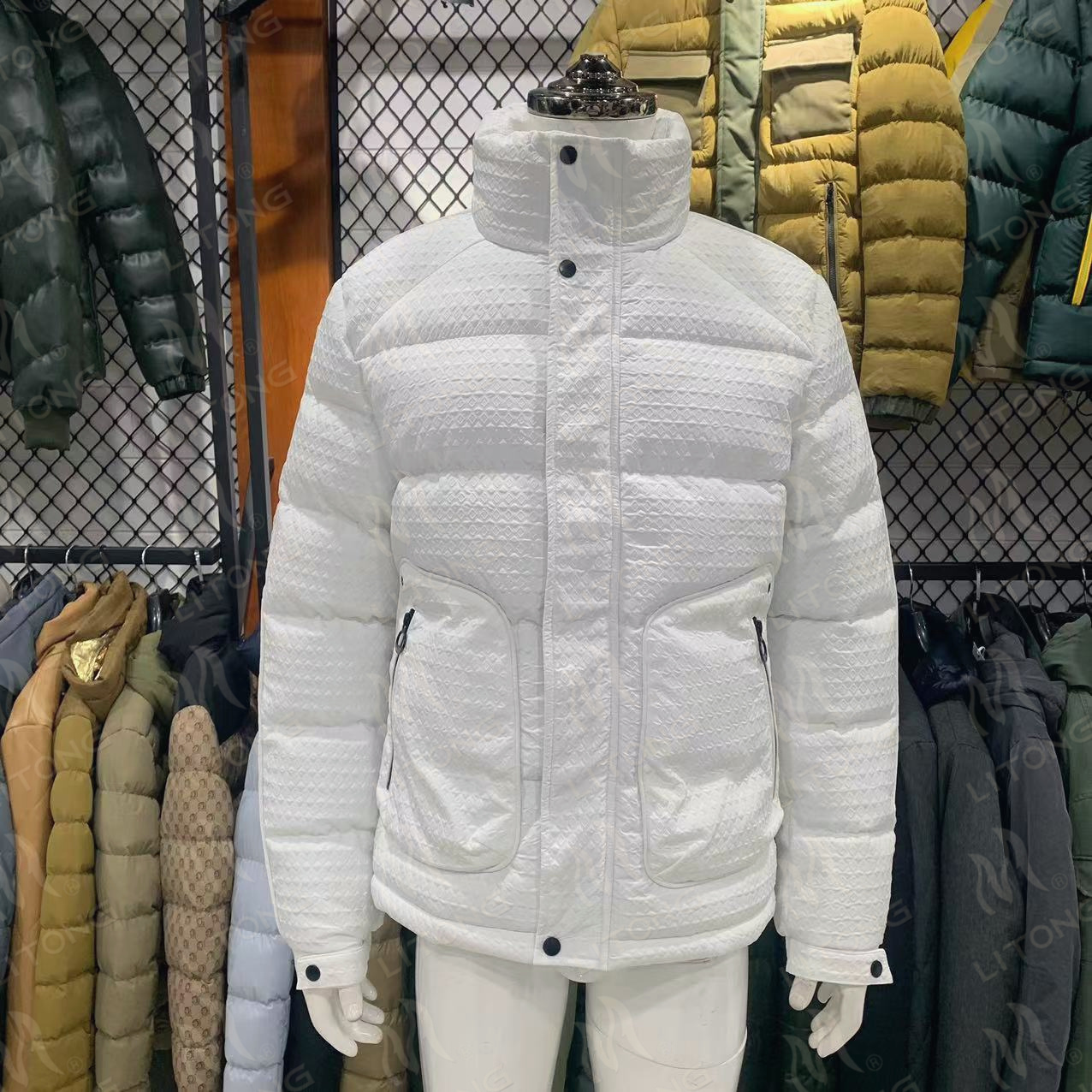 Men's windproof winter jacket