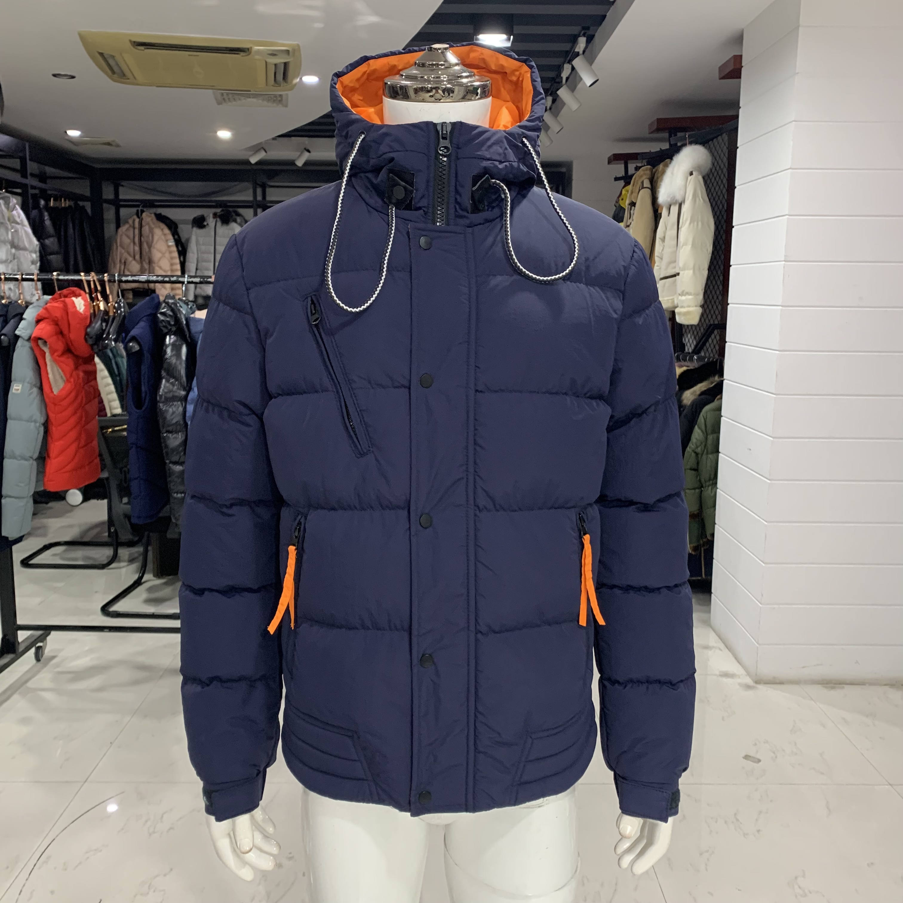 Men's winter business style puffy coat
