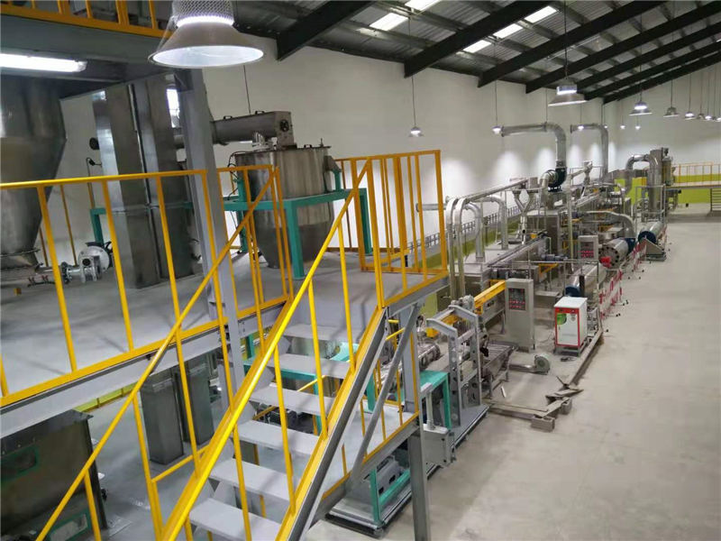 Self-heating rice production line project