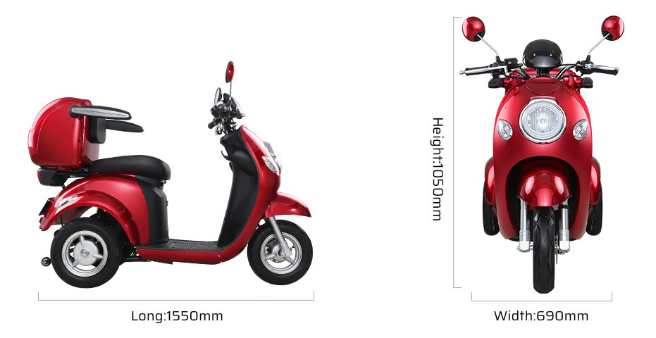 3 wheel electric scooter