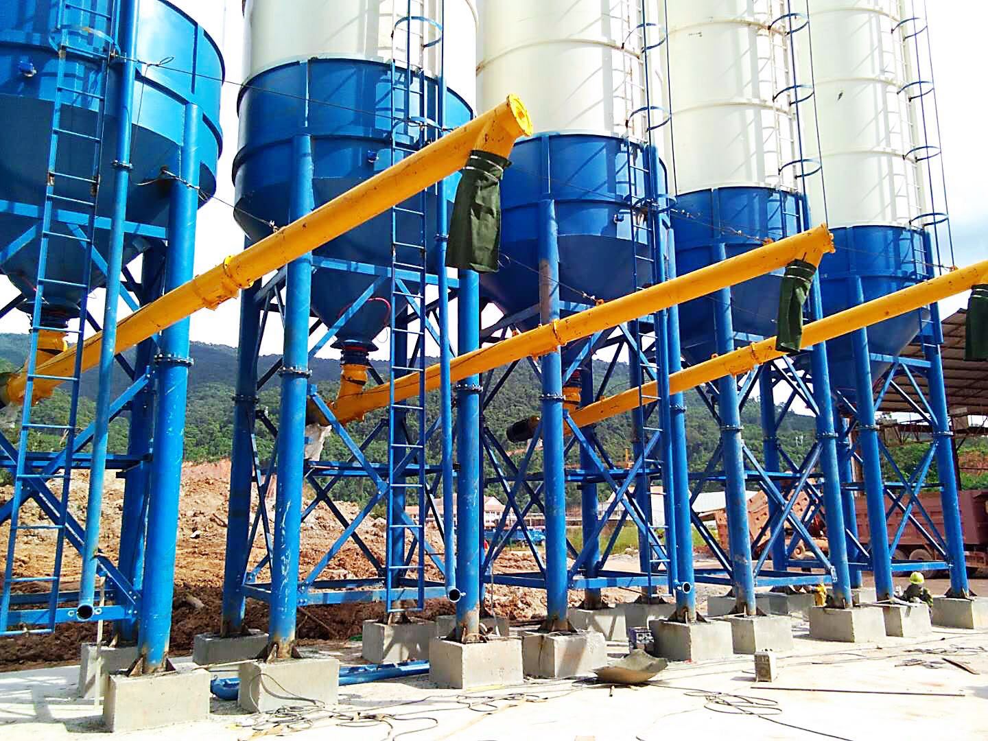 300T welded cement silo