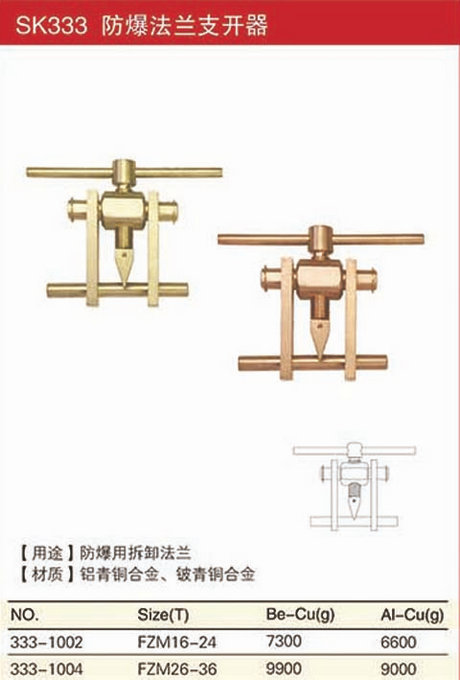 防爆法蘭支開器規格