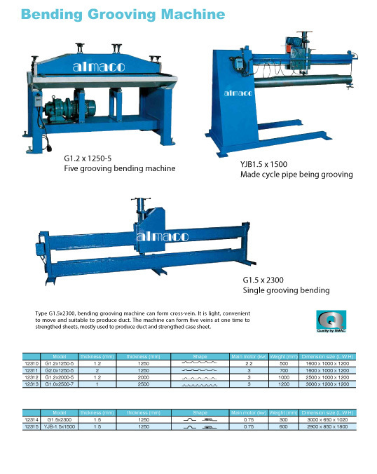 Bending Grooving Machine