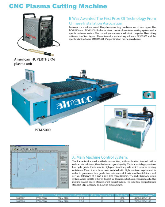 CNC Plasma Cutting Machine
