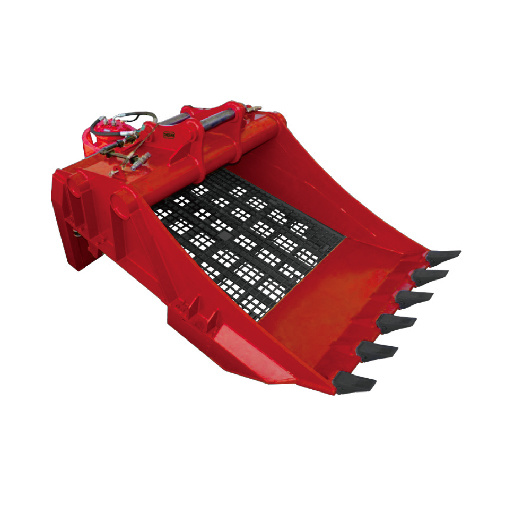 Horizontal screening hopper