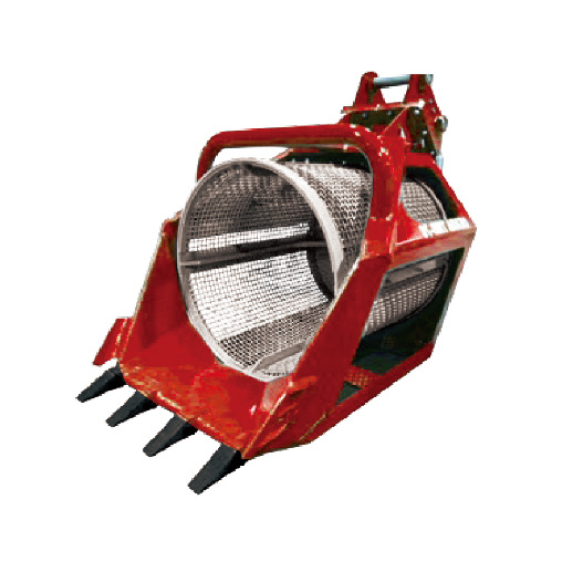 Rotating screening hopper