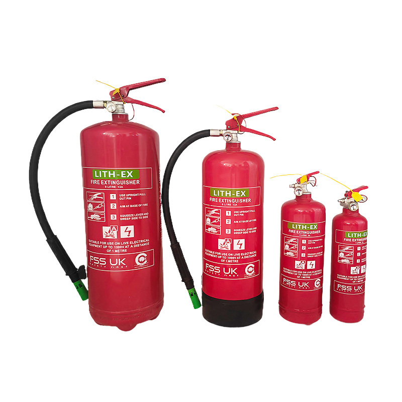 Lithium battery fire extinguisher