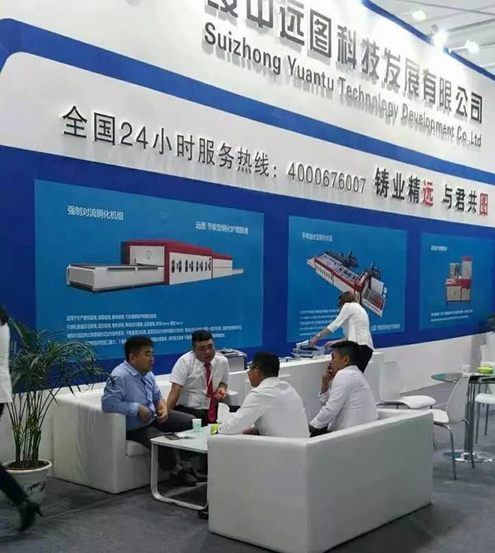 Yuantu Technology participated in the 28th glass exhibition, the perfect end!