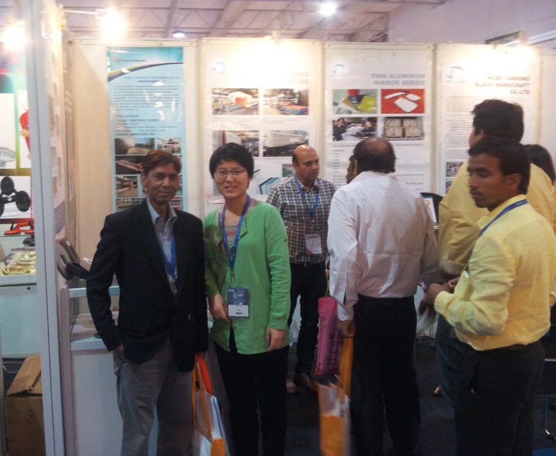 Our company participated in 2015 India ZAK glass technology exhibition