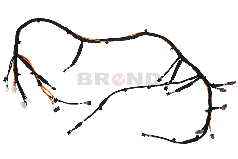Automotive battery pack low voltage wiring harness