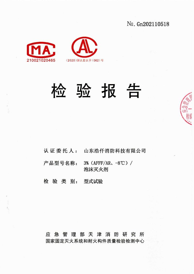 檢測報告