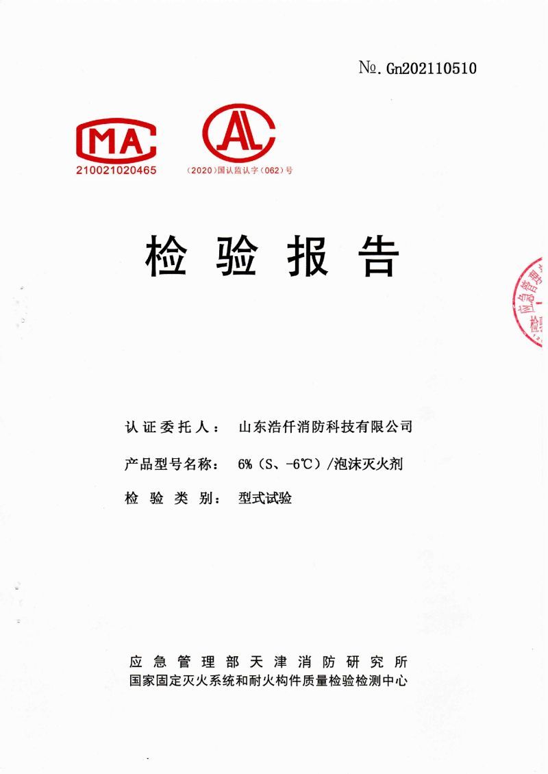 檢測報告