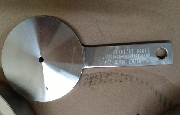 1 inch CL600 rtj B16.36 A182 F316L orifice plate