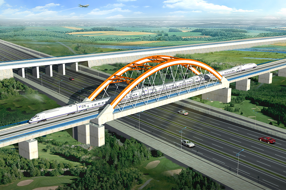 京沪高速铁路跨曹安公路96m系杆拱桥
