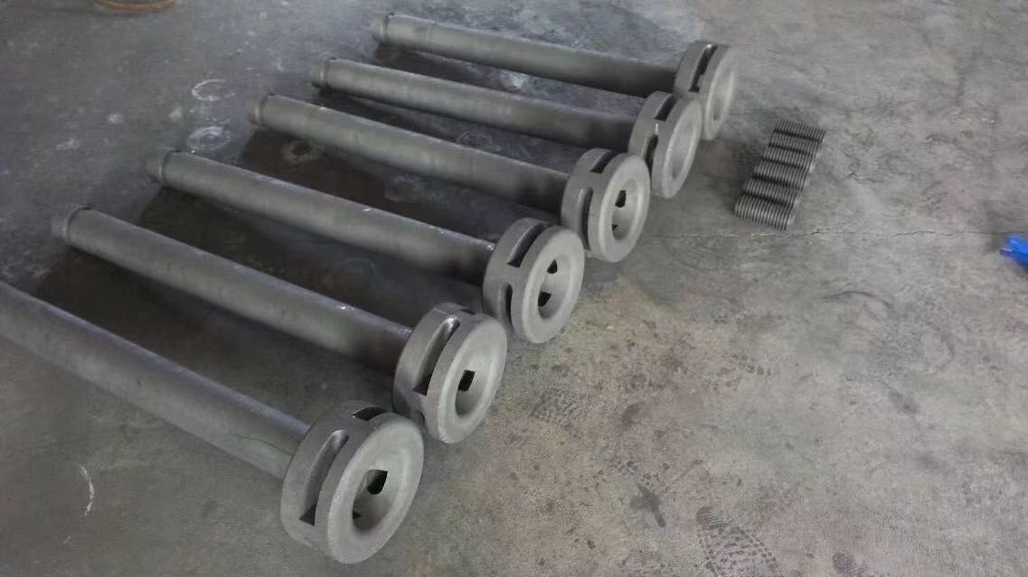 Graphite rotors and rods for aluminum casting