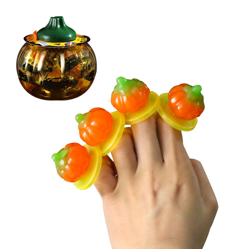 3D pumpkin ring candy