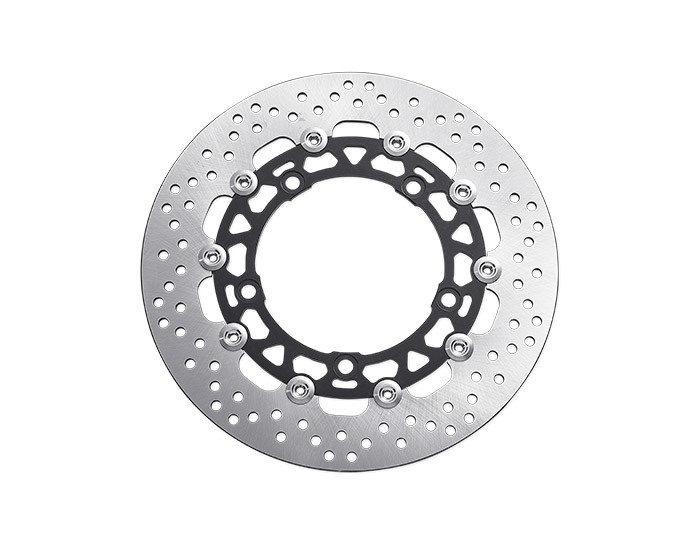 Motorcycle floating disc