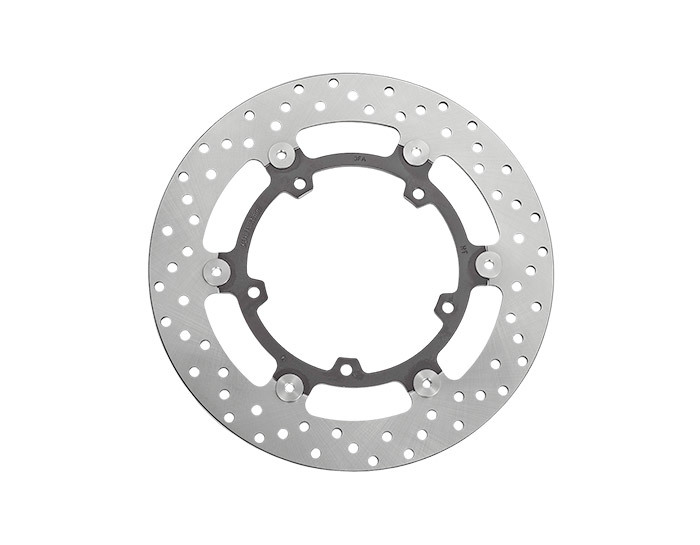 Motorcycle floating disc