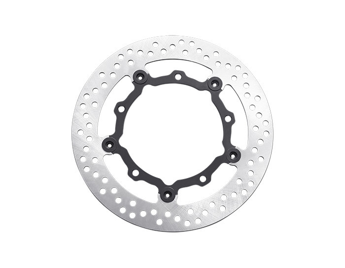 Motorcycle floating disc