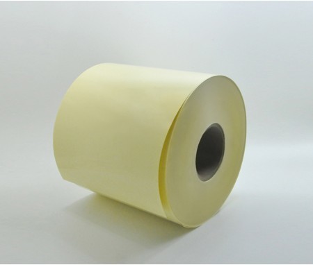 40u transparent PVC/140g yellow paper