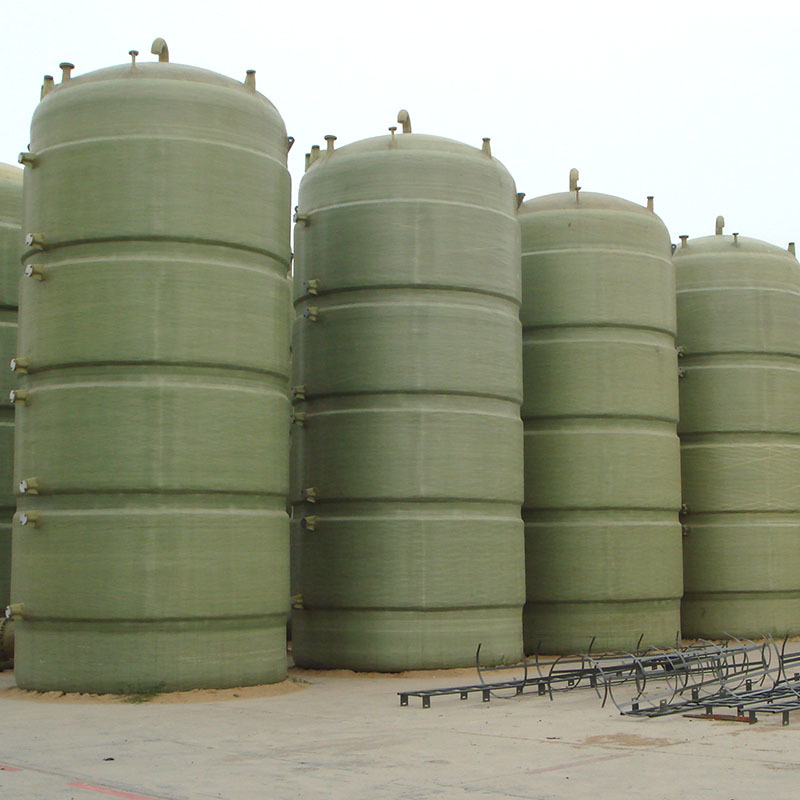 FRP vertical storage tank