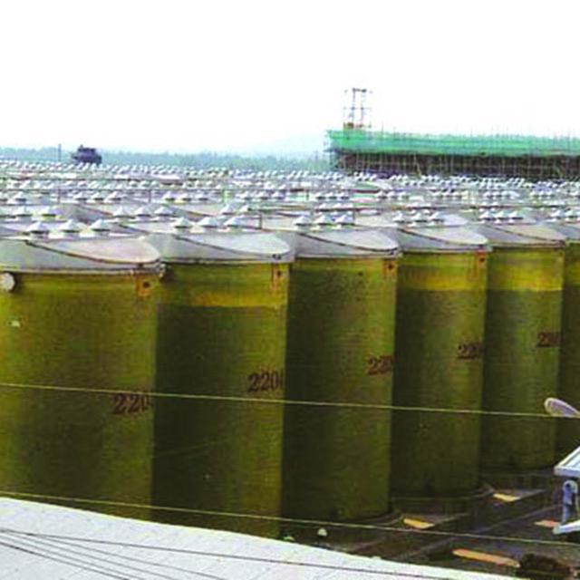 FRP vertical storage tank