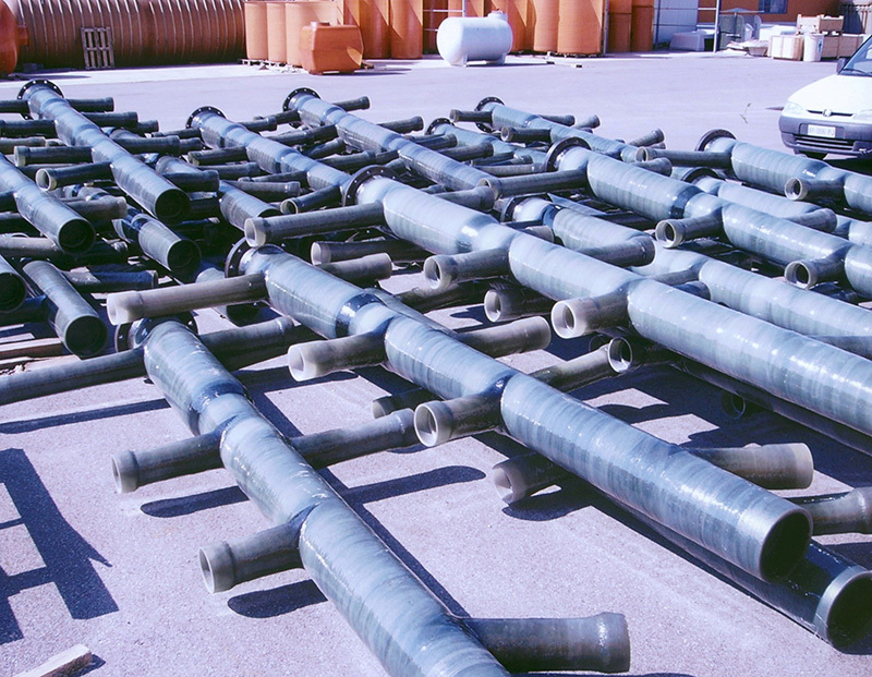 FRP spray pipe