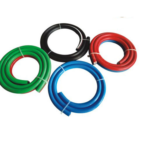 PVC high-strength polyester fiber reinforced three-rubber two-wire high-pressure jet hose