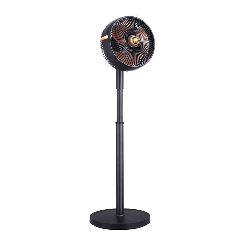 Floor standing circulation fan - 8 inch 3 type (black)
