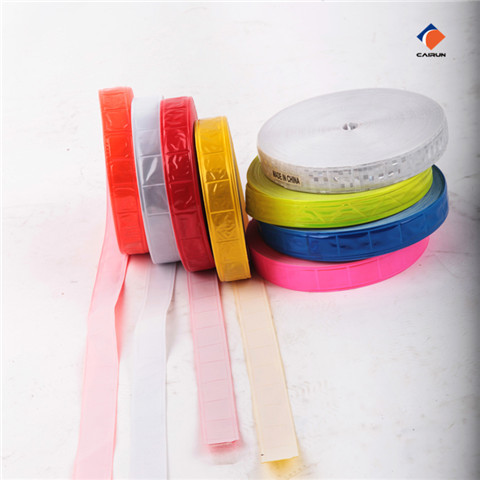 High quality pvc star reflective strip, cold resistant and environment-friendly lattice belt