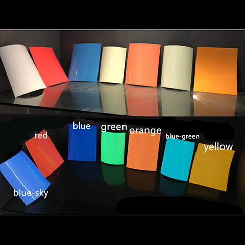 Color light storing film
