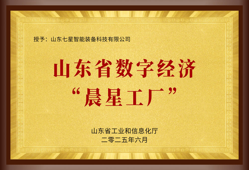 山東省數(shù)字經(jīng)濟晨星工廠