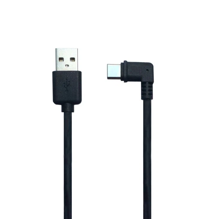 Elbow USB A to USB C Cable