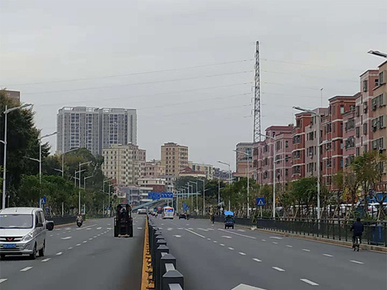 深圳宝安石岩-塘头大道路灯项目